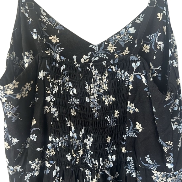 3 For $15 Black Floral Summer Dress XS - Picture 4 of 4